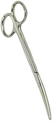 6" Curved Dressing Scissors – Stainless Steel Medical & Surgical Use, First Aid Scissor for Home & Hospital