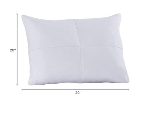 Almohada de pluma y plumón de ganso suave tamaño estándar miniatura 4