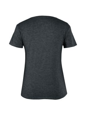 T-shirt d'été femme fluide anti-transpiration gris foncé en XXL