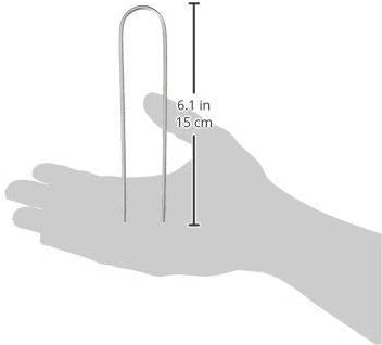 Miniatura 4 de Orbit 61442 Paquete de 5 estacas (50 estacas en total), tubo de riego por goteo, tubo de 12 pulgada, 58 pulgadas