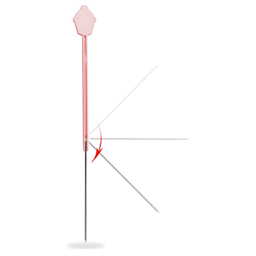 Foldable Cake Tester For Baking Doneness Stainless Steel Needle Stick, Safe To Use, Folding Pasta Muffin Bread Tester, Baking Accessory #TOP6