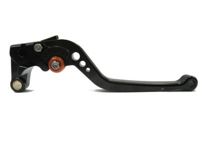 Moto-777 Leve Schwarz con Regolatori Arancione