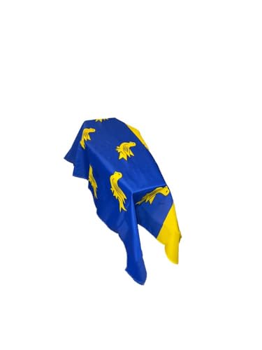 Bandera de ataúd de West Sussex para ceremonias y homenajes funerales