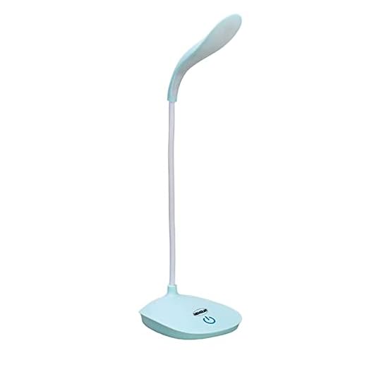 Nexqua Rechargeable LED Desk Lamp Student Study Light, Touch Feel On-Off Switch Reading Dimmer Light with 3 – Level, USB Charging, Home & Office Use (Assorted Color)