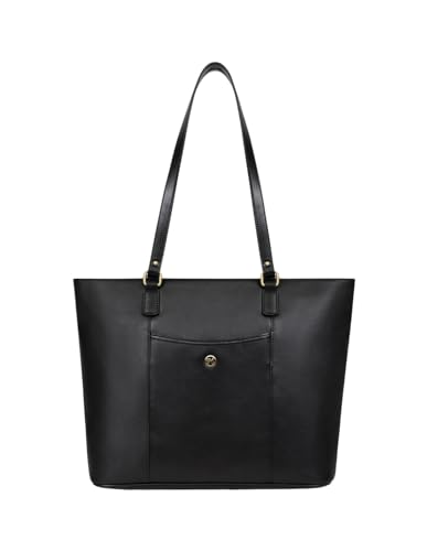 Sac cabas porté épaule Hexagona Noir compatible format A4 pour femme collection Ondine