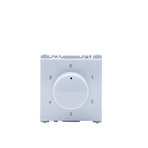 Image of Wipro Northwest Nowa Fan Regulator 5+1 Position Step Type, White (pack of 3)