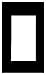 Mulberry 93834 302 Stainless Steel Jumbo/Oversize Special Grade 1-Gang Wallplate (1) Block Duplex/GFI Receptacle