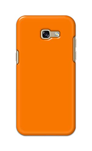 Image of Plain Orange Hard Back Case Cover for Samsung Galaxy A5 (2017), A520F, A520F / DS, A520K / L /S Back Cover -(J5) VNS2229