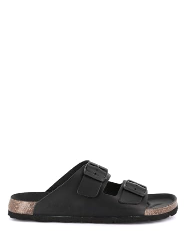 Chausson Grunland homme femme double boucle noir Bobo CB0734