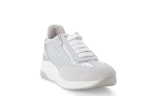 Baskets de marche grises contre la fatigue plantaire à double zip - 2