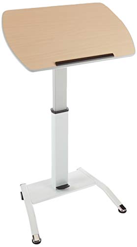 Luxor Standing Desk — LX-PNADJ-LW Pneumatic Adjustable-Height