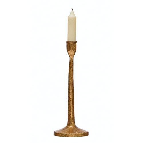 Creative Co-Op Gold Cast Iron Taper Candle Holder #TOP8