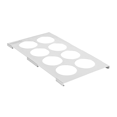 Restaurantware Squeeze Bottle Organizer - 1 Count - 12.795 x 7.087 x 0.394 Inches Stainless Steel Condiment Holder - Pan-Compatible Bottle Holder - Silver by Restaurantware - Image 2