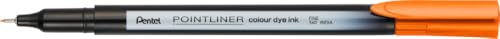 Pentel Pointliner colour S40 Fineliner - dye ink, 0.4 mm, orange (12 Stück)