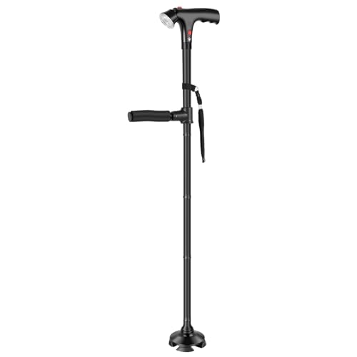 Imagen de BAODBF Bastón ajustable plegable