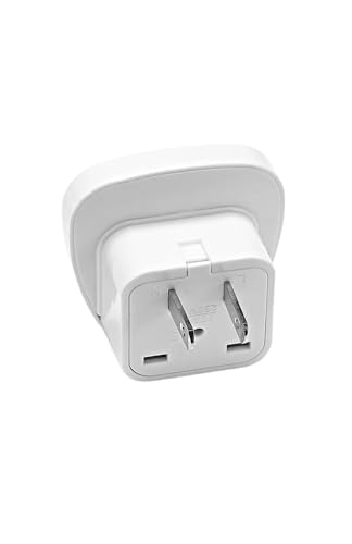 Adaptador de enchufe for Reino Unido, Canadá, Japón, Japón, EE. UU., Brasil, Europa, UE a EE. UU., América, Japón, adaptador de viaje, enchufe eléctrico, tomas de corriente.(10 pcs,TYPE7)