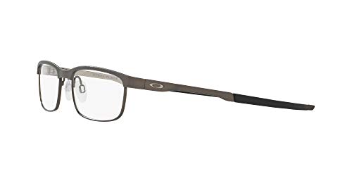 Image of Oakley mens Ox3222 Steel Plate Rectangular Prescription Eyewear Frames