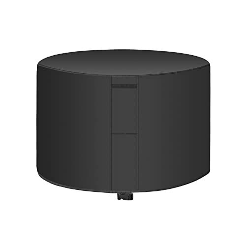 Mantel de mesa para exteriores resistente al agua, 280 x 110 cm, tela Oxford 420D duradera, resistente a los rayos UV y al viento, protección perfecta para juegos de muebles redondos de patio