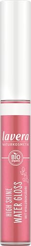 lavera High Shine Water Gloss -Pink Lagoon 04 - Couleur et brillance intenses - Texture très légère - jusqu'à 6 heures de tenue - vegan - Cosmétiques naturels - 5,5 ml
