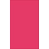 Amscan 54-inch x 108-inch Bright Pink Plastic Table Cover, 12/Pack (77015.103)