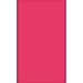 Bright Pink Rectangular Plastic Table Cover Birthday Party Tableware Decoration (1 Piece), Pink, 54" x 108".