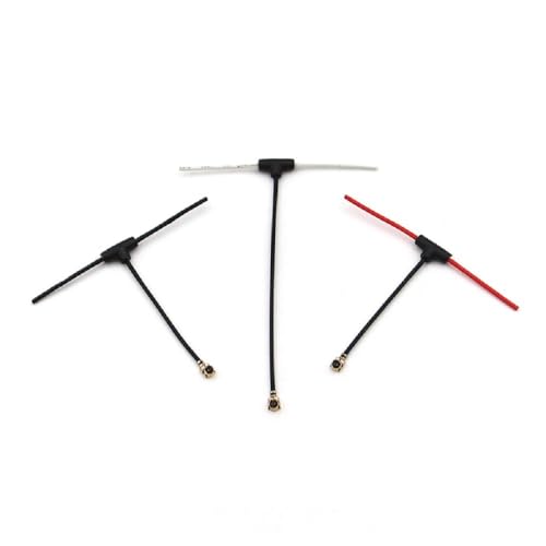 Generic Sparkhobby 2PCS ELRS 2.4GHz Mini T Antenna IPEX1 UFL 40mm 70mm for EP1/ EP2/Nano BetaFPV Super-D Receive FPV Racing Drone DIY Parts (2pcs 40mm Black)