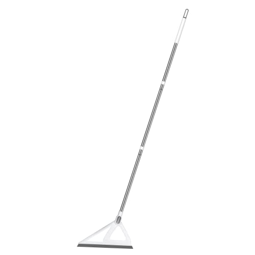Rubber Squeegee Broom For Floor - Ronsung Multifunction Scraping Silicone Broom Sweeper, Squeeze Broom Sweeping Water, Fine Dust Remover, Cleaning Pet Hair, Rugs, Glass Windows #TOP24