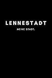 lennestadt: notizbuch, notizblock, notebook | 120 freie seiten mit rahmen, din a5 (6x9 zoll) | notizen, termine, ideen, skizzen, planer, tagebuch, ... | deine stadt, dorf, region, liebe und heimat