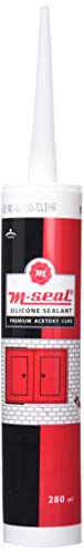 Pidilite m-seal Sealit - Multipurpose Household Sealant Acetoxy Cure, Clear (280 ml), white (B018QHD92O) Amazon Price History, Amazon Price Tracker