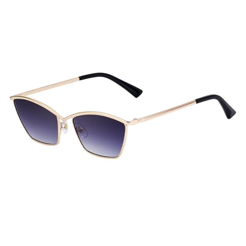Lunettes de soleil à monture métallique MUTYNE accessoires de mode rétro pour un look punk unique