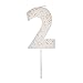 Meri Meri White Number 2 Candle