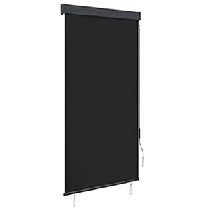 INLIFE Anthrazit Senkrechtmarkise 100 x 250 cm