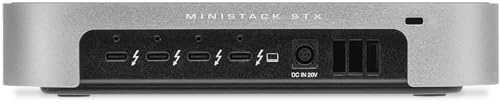 OWC 28TB (20TB HDD 7200 RPM, 8TB NVMe m.2 SSD) miniStack STX Stackable Storage and Thunderbolt Hub Xpansion Solution - Image 4