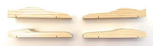 Maximum Velocity Derby Car Kits, Shaped | Bulk Pack (12) | Pre-Shaped Pine Block Kits Includes Wheels & Axles | Pinewood Car Kits #TOP5