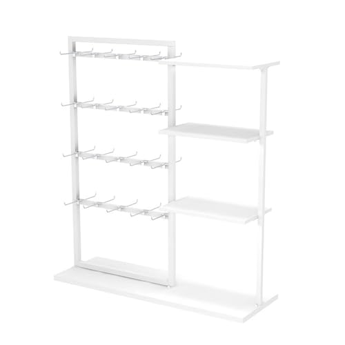 Estante de suelo para sujetadores y perchero para tienda de ropa interior moderna