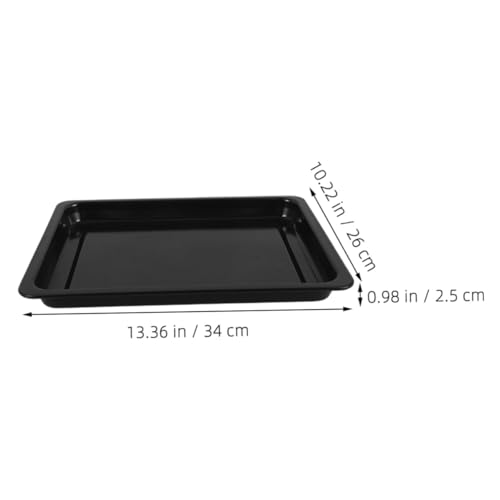 Plaque de cuisson rectangulaire émaillée pour éviter les aliments attachés lors du rôtissage