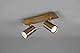 Trio Leuchten Spotbalken Marley 802400204, Metall Altmessing, exklusiv 2x GU10