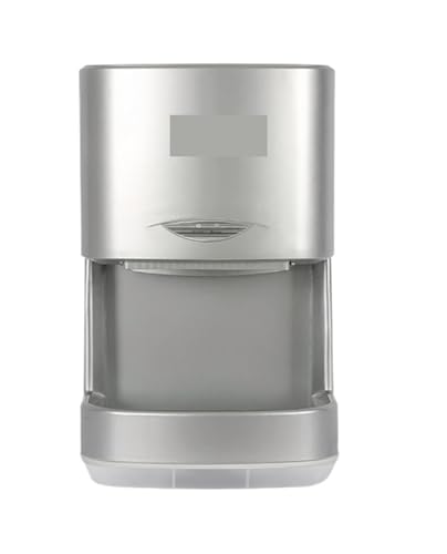 NGBFF Secamanos Electrico, Secador de Manos eléctrico for Inodoro, Sensor infrarrojo, secador automático, Interruptor de Aire Caliente for baño, instalación sin Perforaciones(SilverA)