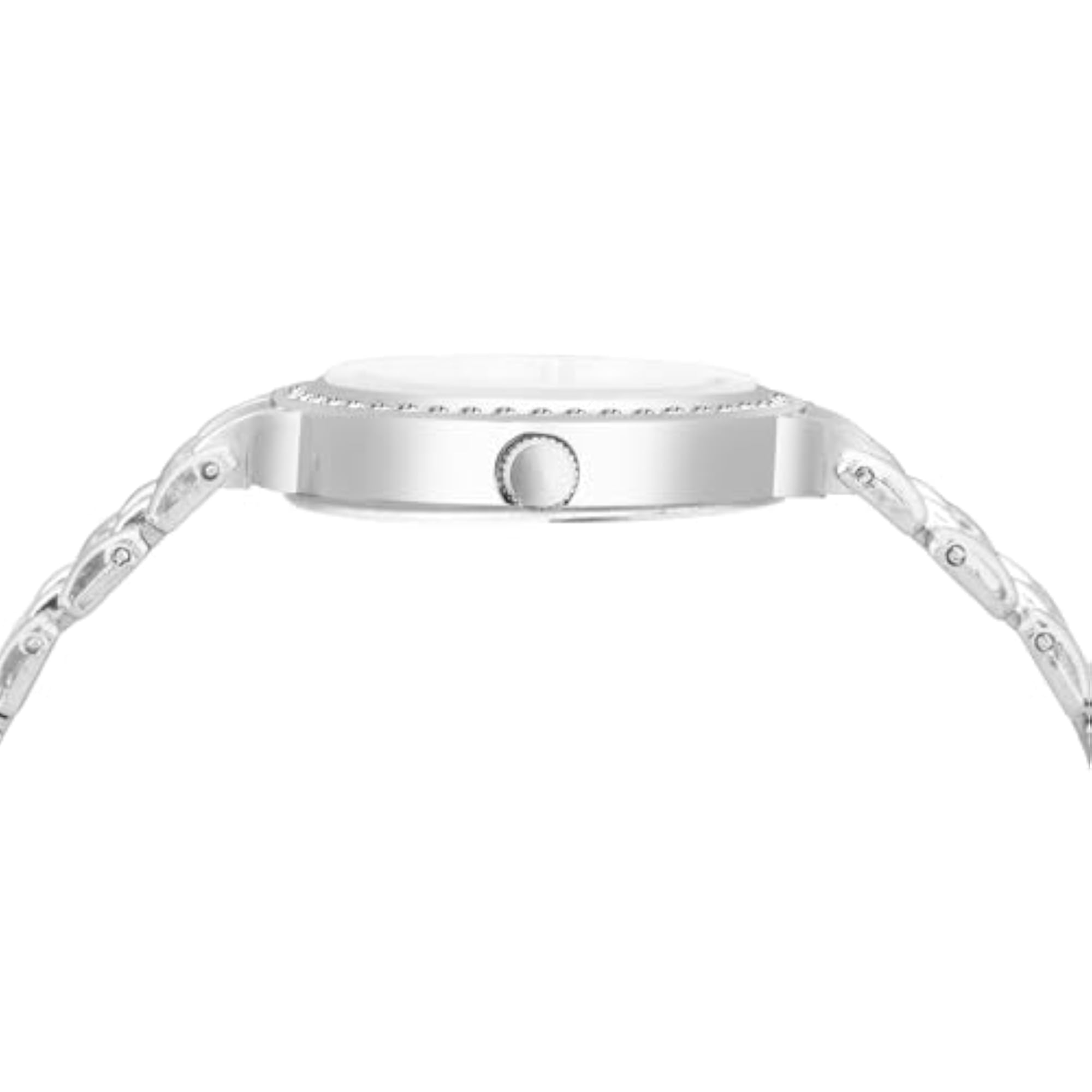 Women's Silver Plated Bracelet Analog Wrist Watch