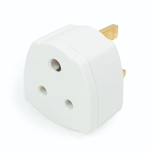 Status India to UK Power Adaptor India to UK Travel Adapter for Visitors White Pack of 1 (INDIATOUKTAB112)
