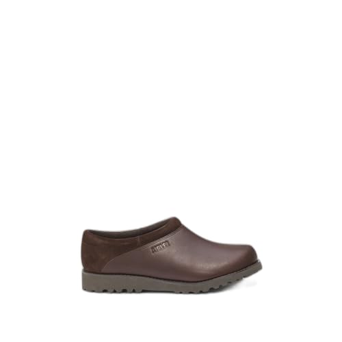 Aigle Men's Basilo High Clog, Dark Brown, 40 EU