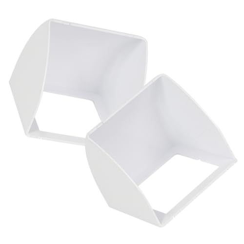 HYTROVE 2 piezas de Lluvia para Timbre y Resistente Protección Exterior para Timbres y Dispositivos de Control de Color Blanco