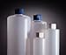 I-Chem 113-1000BPC HDPE Cylinder Round Bottle, Unprocessed, 1000 ml Volume (Pack of 65)