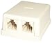 Blackpoint Products BBT-073-2 IVORY duplex jacks