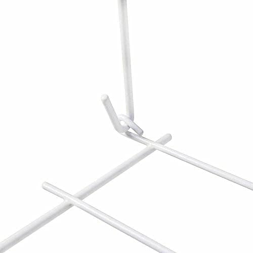 SAVING HUB Large 7m Utility Clothes Airer - Indoor Outdoor Washing Line - Over The Door Towel Dryer Rack - Foldable Radiator Stand Laundry Horse Rail - White Metal Window Balcony Caravan Mounted - (2)