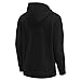 Icon Sports Officially Licensed Real Madrid BLACKOUT Hoodie - Adult Cotton Pullover Sweatshirt - Monochromatic Black Logo Print on Black Soccer Hoodie, Large
