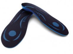 Vasyli Full-Length Medium Blue Density Custom Orthotics, Large