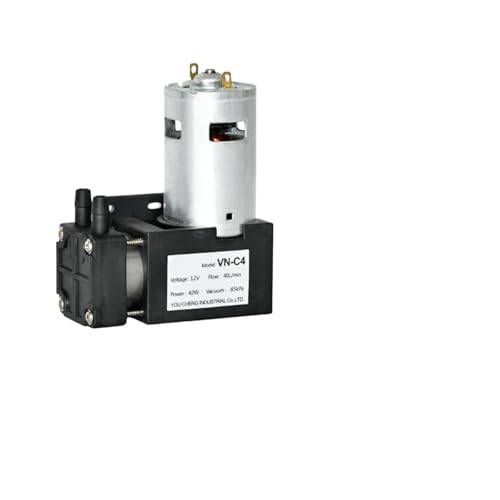 1pcs -85kpa 40L/min Mini Bomba de Vacío 12V 24V Bomba de Pistón de Succión de Presión Negativa VN-C4