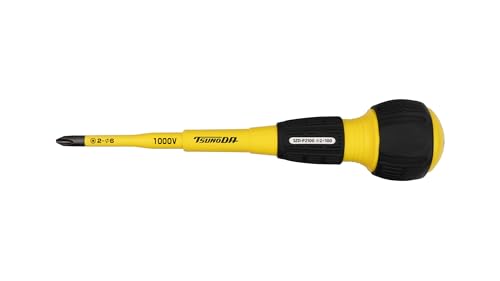ツノダ(TSUNODA) 絶縁ドライバー 段なし スリム軸タイプ +2x100mm SZD-P2100 - ツノダ(Tsunoda) - 商品画像