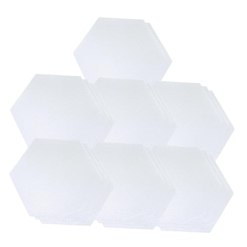 jojomis 20X Surfboard Clear Deck Grip Pad Hexagon Traction Surfpad for Paddle Board Skimboard Surf Boards